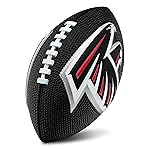 Franklin Sports NFL Atlanta Falcons Football - Kids Foam Football - Soft Junior Size 8.5 Ball with 3D Logos - Perfect for Gameday + Tailgates
