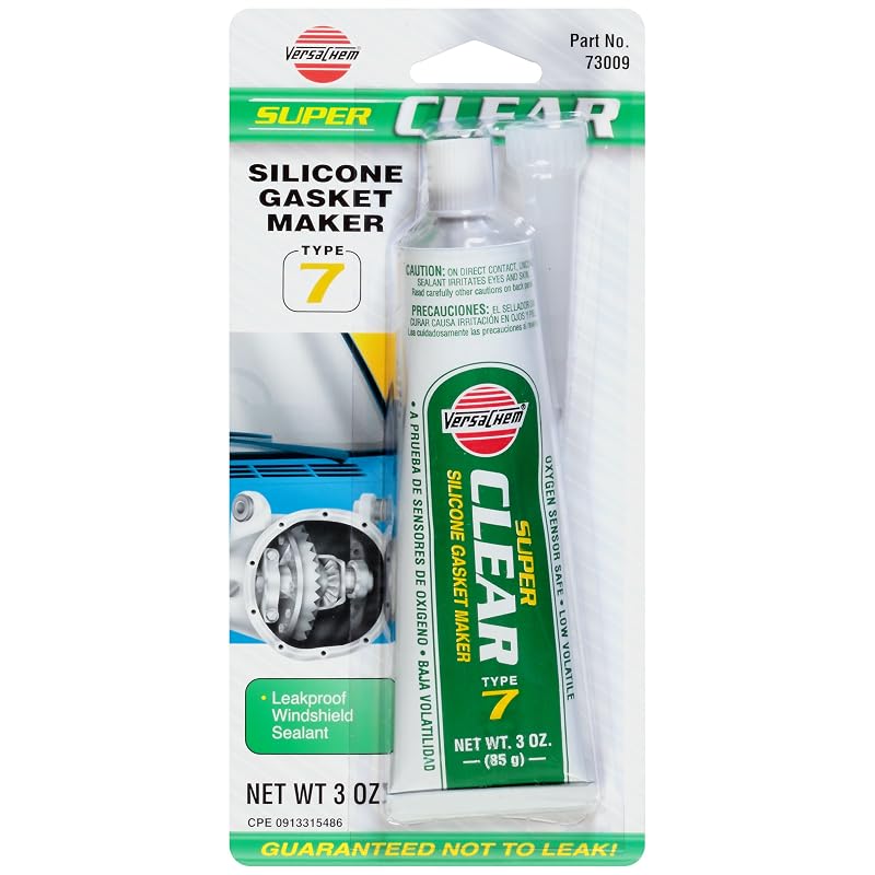 Selante de Silicone Transparente Versachem 73009 – Tubo de 89 mL
