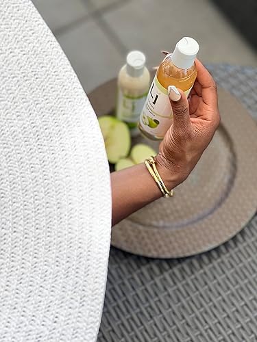 Miniatura 4 de Champú reparador de proteína de sueño de manzana verde, vegano, todo natural, todo tipo de cabello, seguro para cabello teñido 8 onzas líquidas