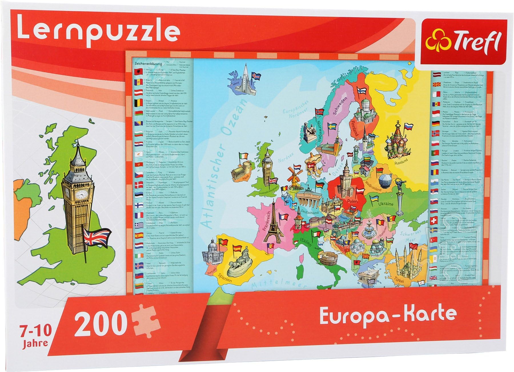 Puzzle Learning Puzzle 200 Pieces – Map of Europe. Italy, and Where You Go Geography According to Sweden Keep Learning Puzzle No Question Of More Accessible. Here are all European Countries in with the London Landmarks. A Great Learning to your home.