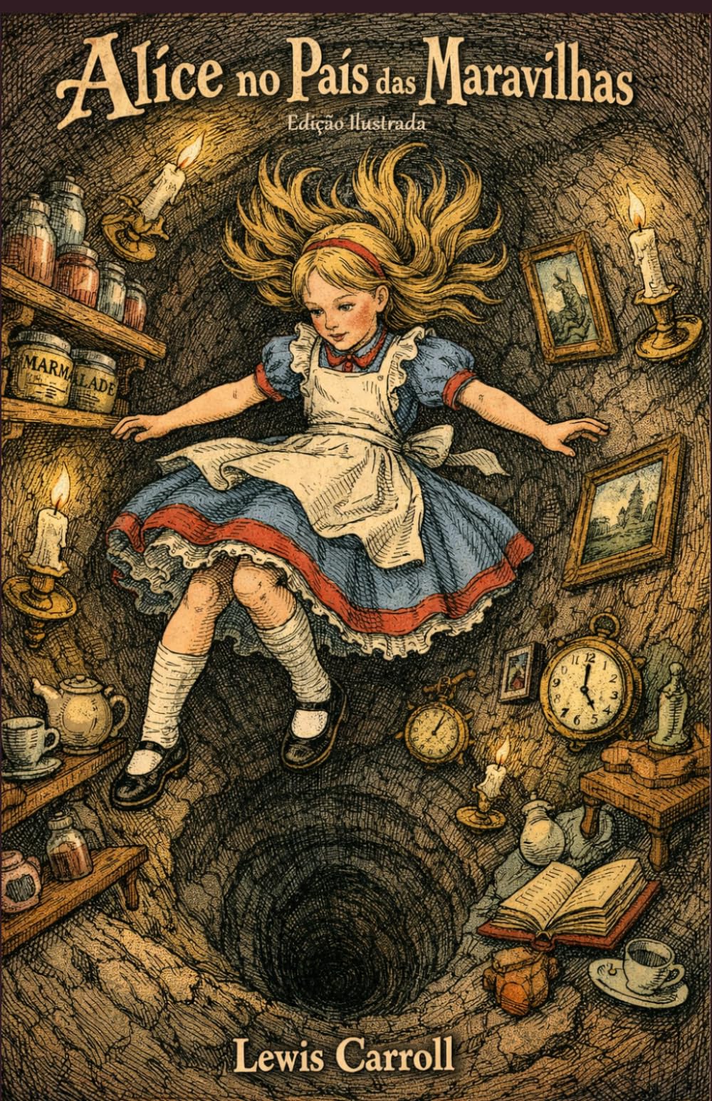 Alice no País das Maravilhas: Edição Ilustrada