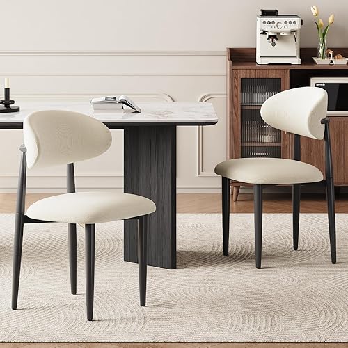 Dining Chairs Set of 2 Modern Upholstered Farmhouse Dining Room