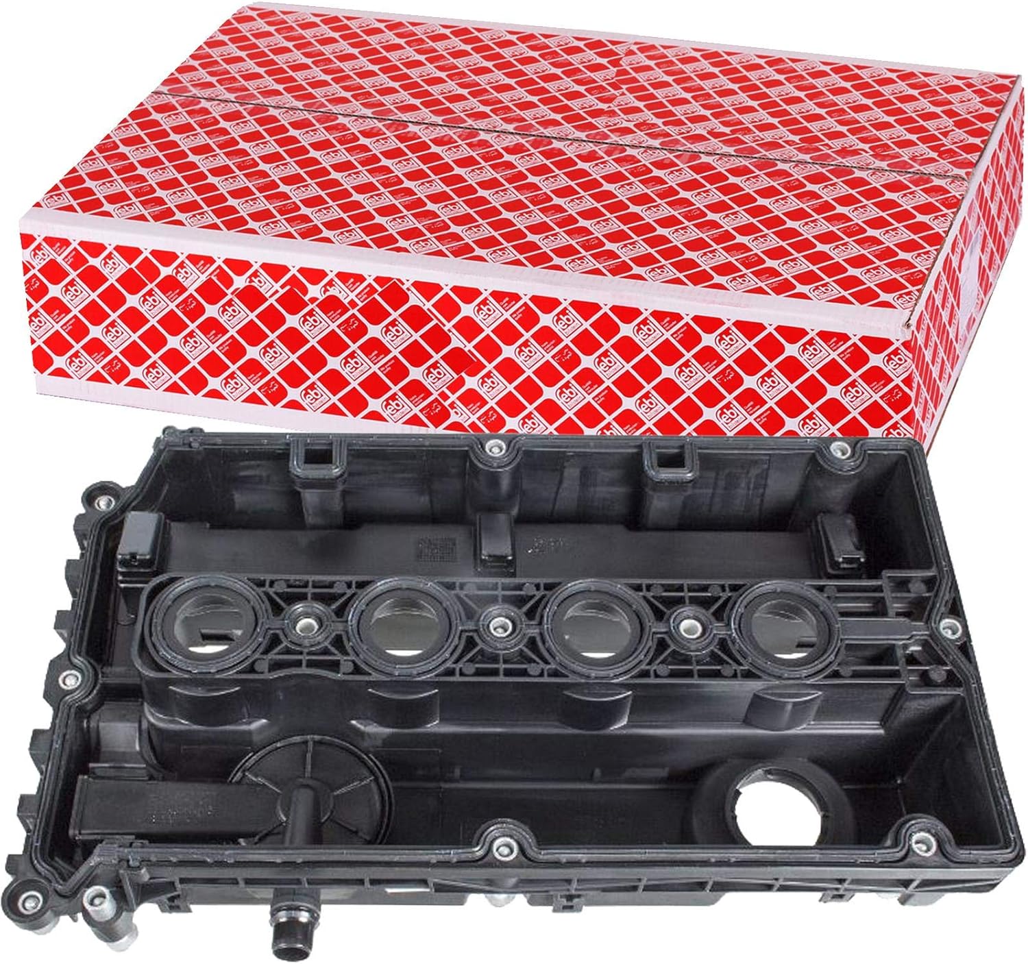 febi bilstein 49614 Rocker Cover with vent valve and gasket, pack of one