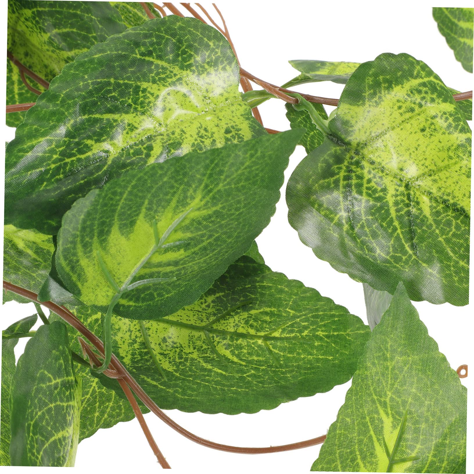 WOONEKY Lifelike Fake Plant for Reptile Tanks Realistic Aquarium Landscaping Decor Reptile Plants Ornament for Terrariums and Fish Tanks Reptile Supplies - Image 2