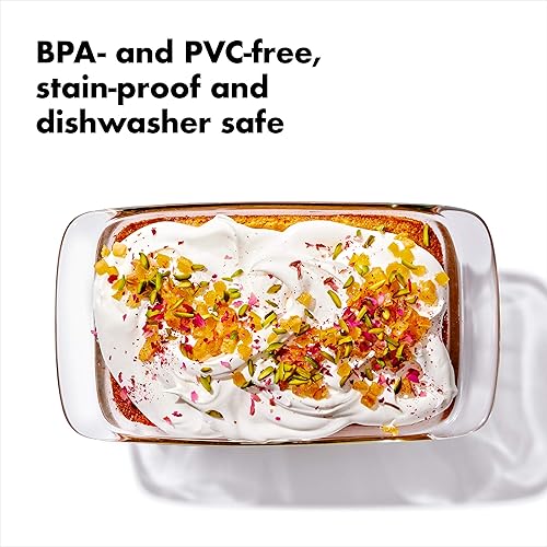 Miniatura 10 de Oxo Good Grips - Plato para hornear de vidrio seguro de 3 cuartos de galón con tapa 9 x 13