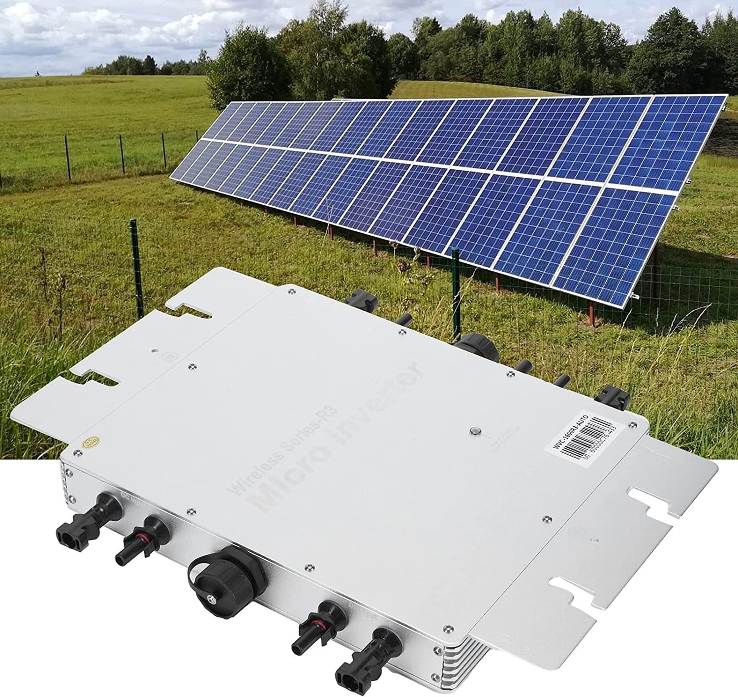WVC 1600W Grid Connect Solar Inverter IP65 Impermeabile Rilevamento Automatico AC Micro Inverter 120/230V