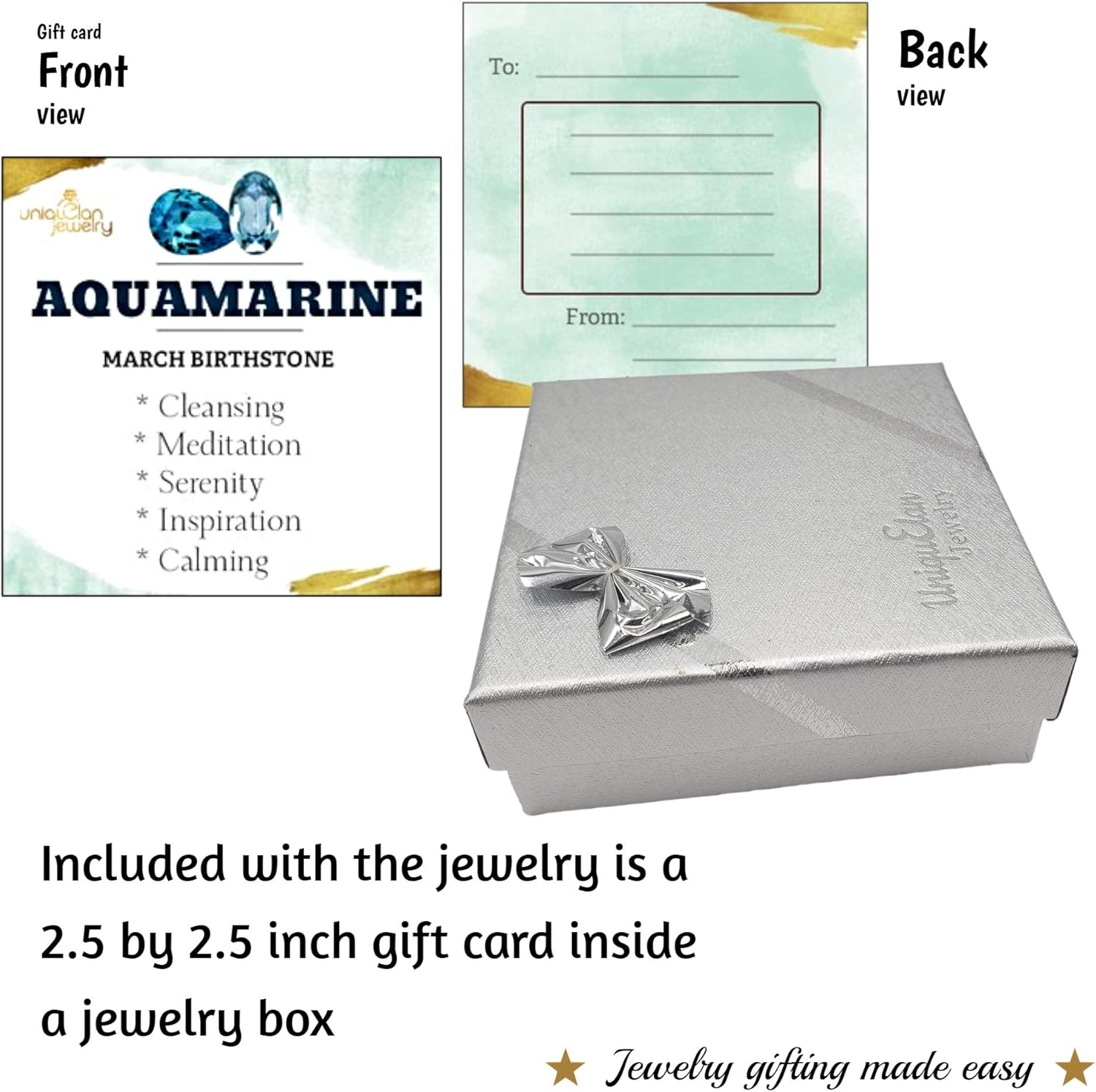 Natural gemstone 8mm round pendant with white gold over 925 sterling silver bezel cabochon plate and box chain, real genuine dainty birthstone gift for her, uniquelan jewelry