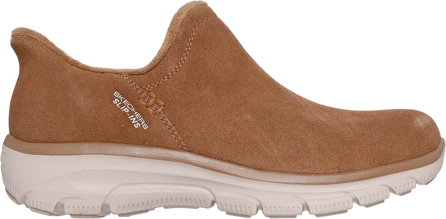 Skechers Women's Easy Going-Modern Hour Suede Hands Free Slip-Ins Ankle Boot