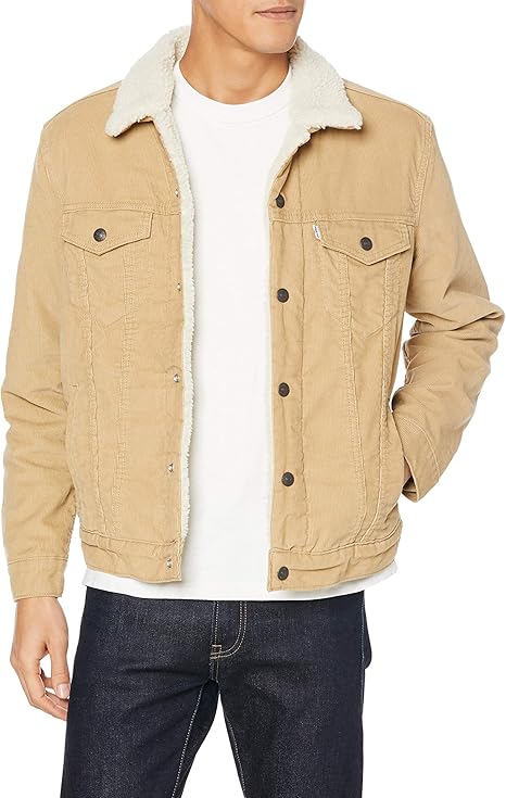 Amazon リーバイス Type3 ボア付きデニムジャケット メンズ 0066 Neutrals Us M 日本サイズl相当 コート ジャケット 通販