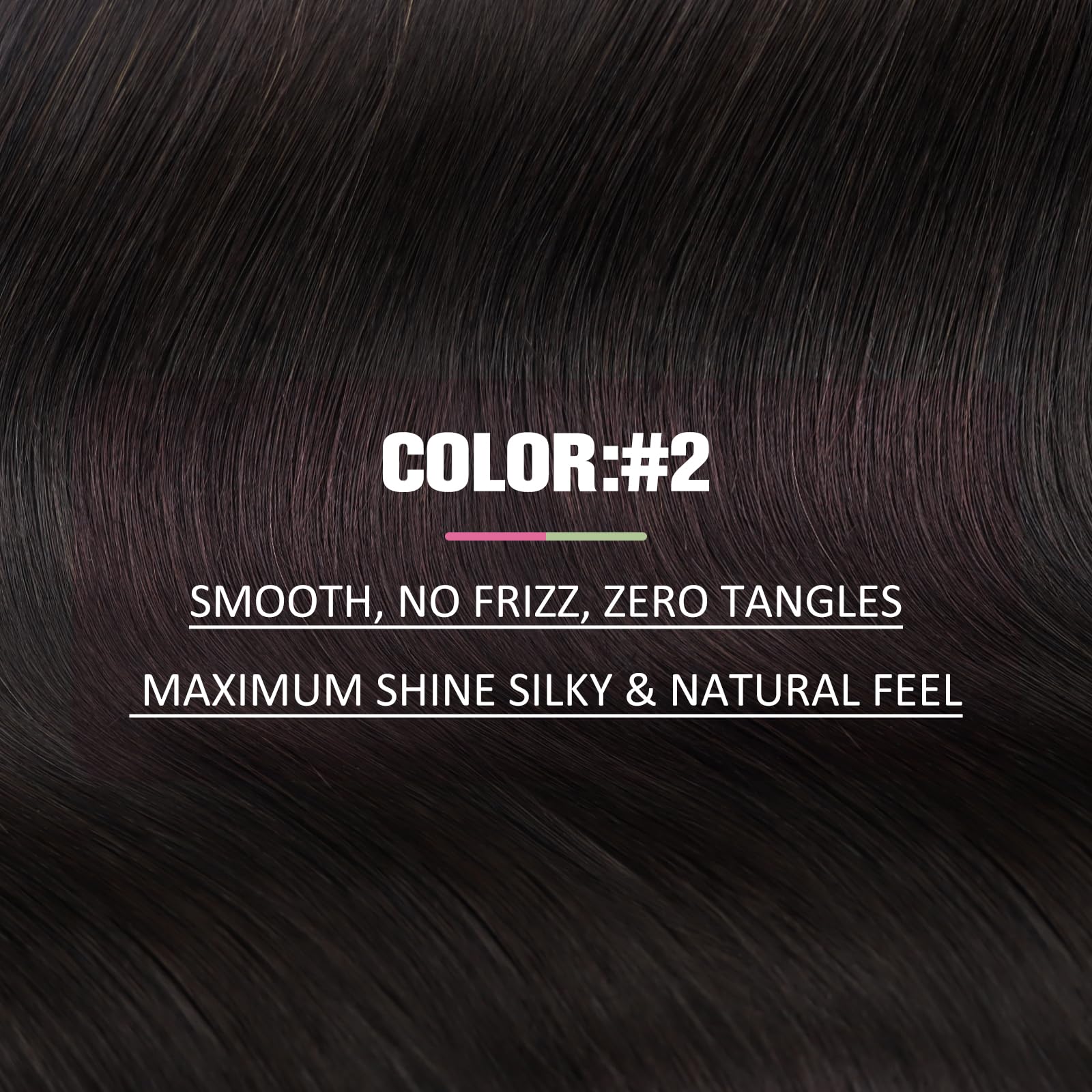 YoungSee Tape in Hair Extensions Dark Brown Invisible Tape on Real Extensions Human Hair Brown Silky Straight Hair Tape-in 20In 20pcs 50g - Image 4