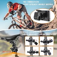 PARKVISION Kerékpár Tolatókamera 4,3" AHD 1080P Monitorral - 8000 mAh Akkumulátor, Éjjellátó Funkció, Univerzális Bicikli Visszapillantó Tük 5