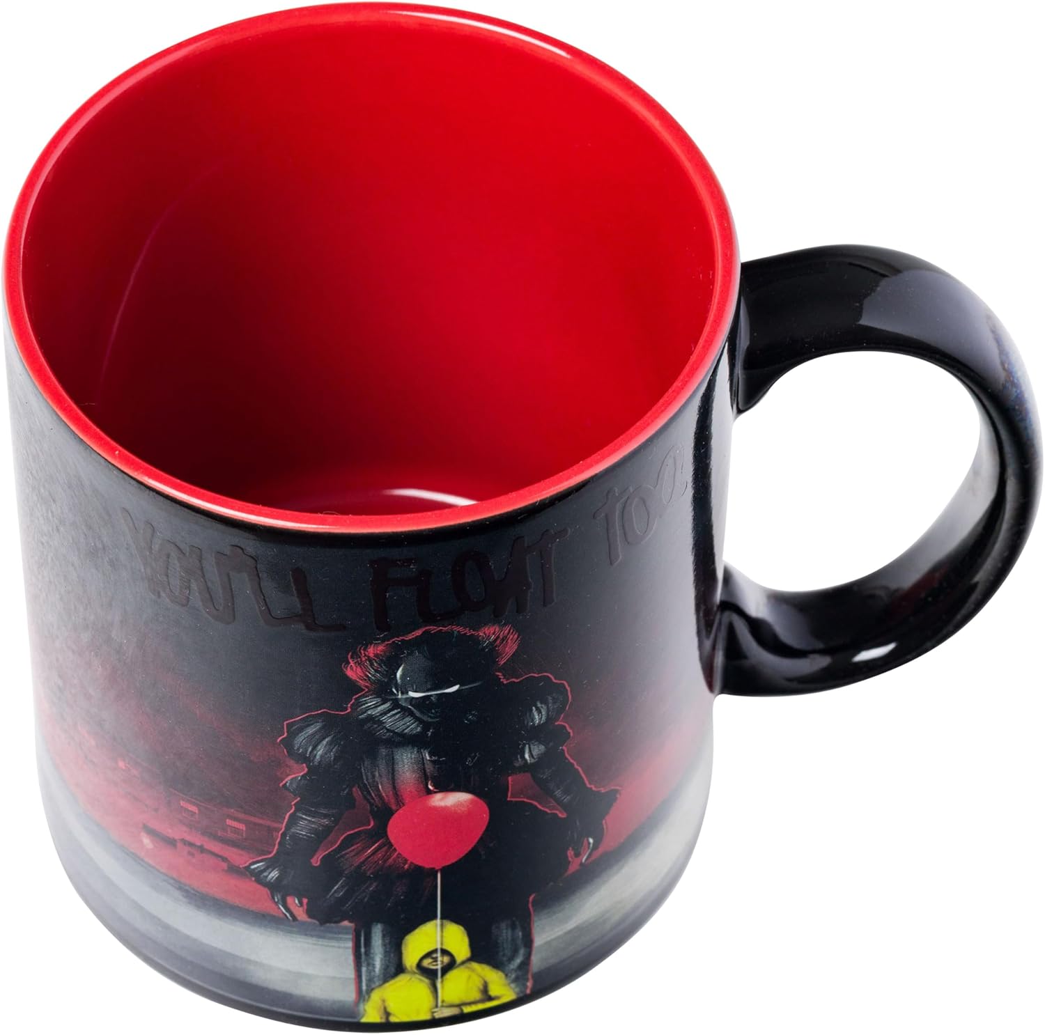 Silver Buffalo IT You'll Float Too Balloon Heat Reveal 20oz Ceramic Mug - Image 5