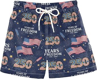 Dussdil Boys Board Shorts Swim Trunks for Kids Toddler Swim Boy Beach Pants Swimwear Swimsuit Bathing Suits