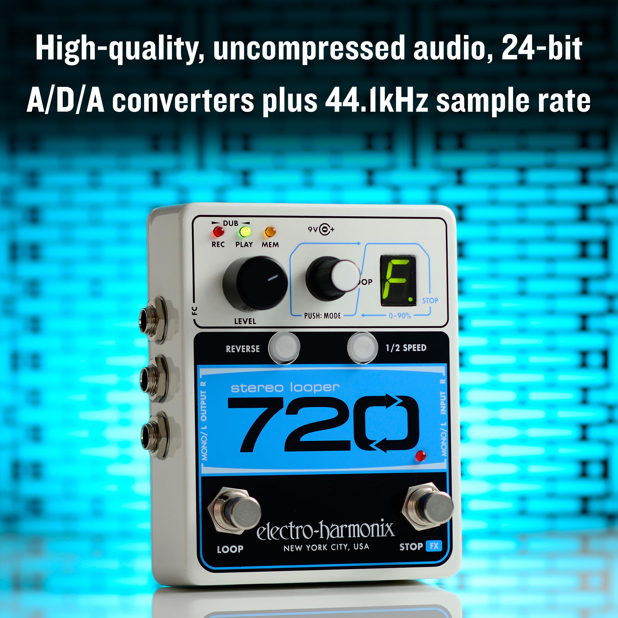 Amazon.com: Electro-Harmonix 720 Stereo Looper Pedal : Musical