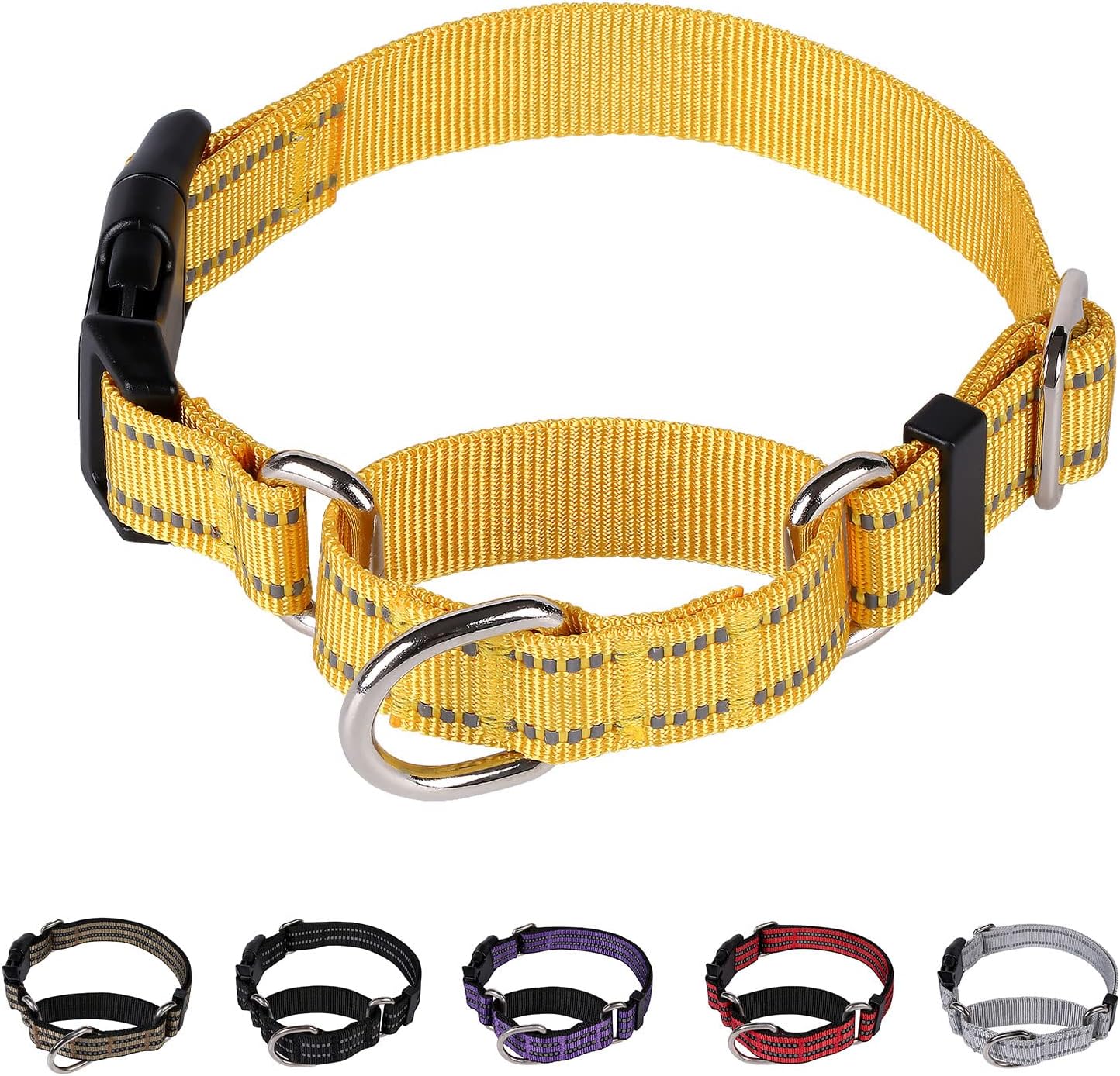 Martingale Dog Collars Reflective Dog Collar with Quick