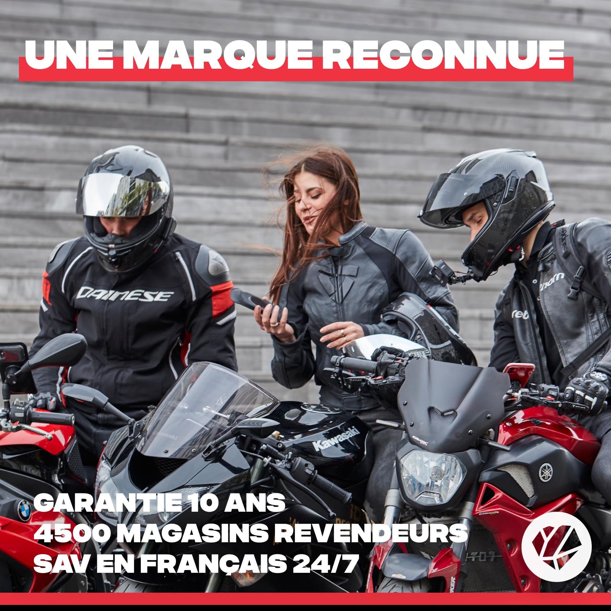 SHAPEHEART innovation française, Support telephone moto magnétique. Antivibration, avec pochette imperméable détachable. Porte téléphone moto, scooter, guidon, accessoire moto universel