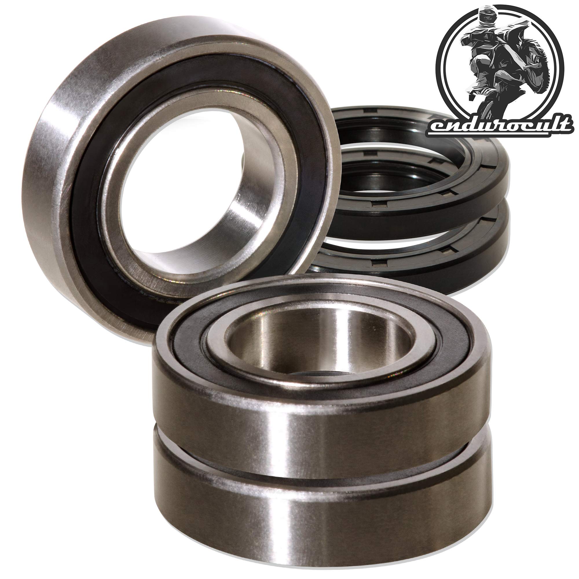 endurocult Rear Wheel Bearing Kit Compatible with Honda CR 125/250/500