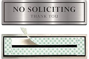 Premium No Soliciting Sign for House