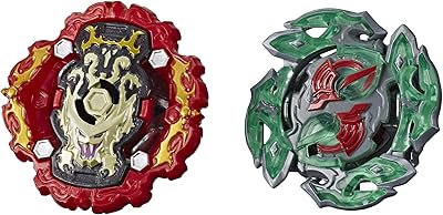 BEYBLADE Burst Rise Hypersphere Dual Pack Viper Hydrax H5 and Dullahan D5-1 Left-Spin and 1 Right-Spin Battling Top Toy, Ages 8 and Up