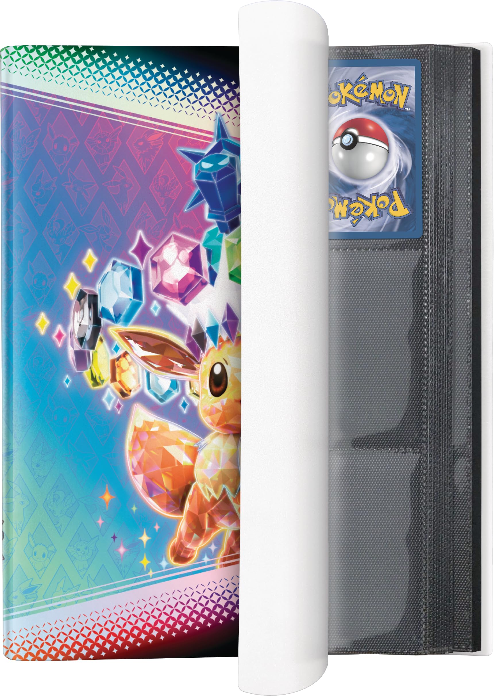 Pokémon - Kolekcjonerska gra karciana kolekcja karmesin & purpur – rozwój pryzmatyczny (segregator z 378 przegródkami na karty i 5 pakietami Booster)