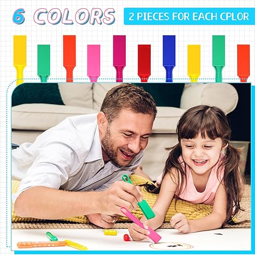 Miniatura 6 de Honoson Varitas magnéticas para niños, kits de aprendizaje educativo, arco iris, varita magnética a granel de 8 pulgadas, herramientas de