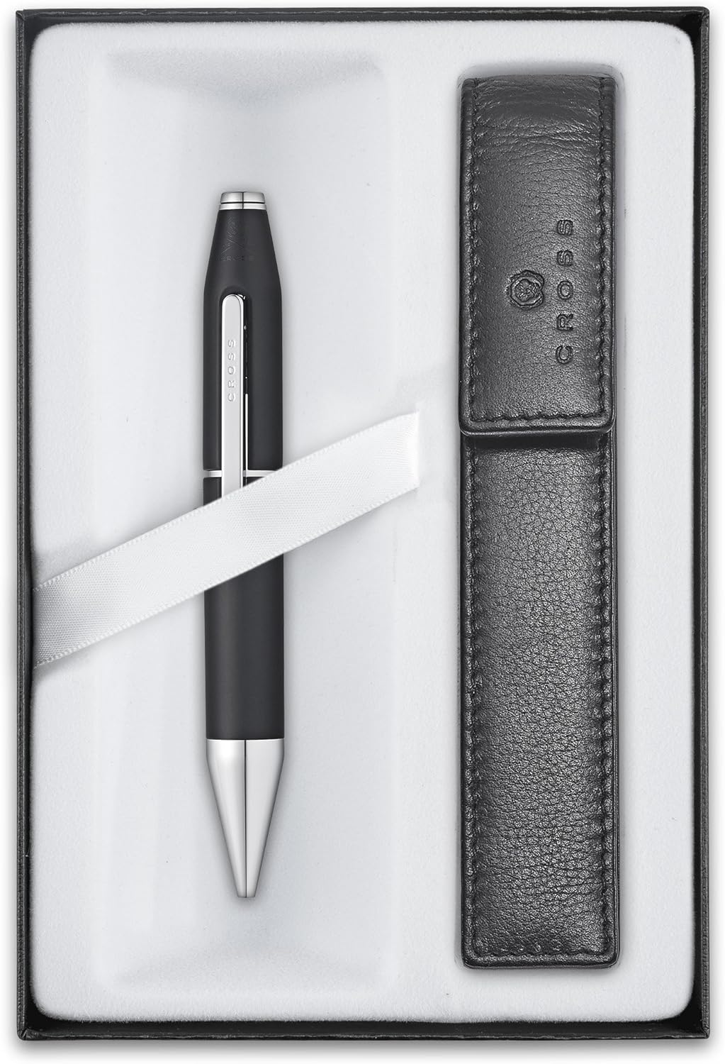 CROSS X Rollerball Pen with Leather Case (Feed Mechanism