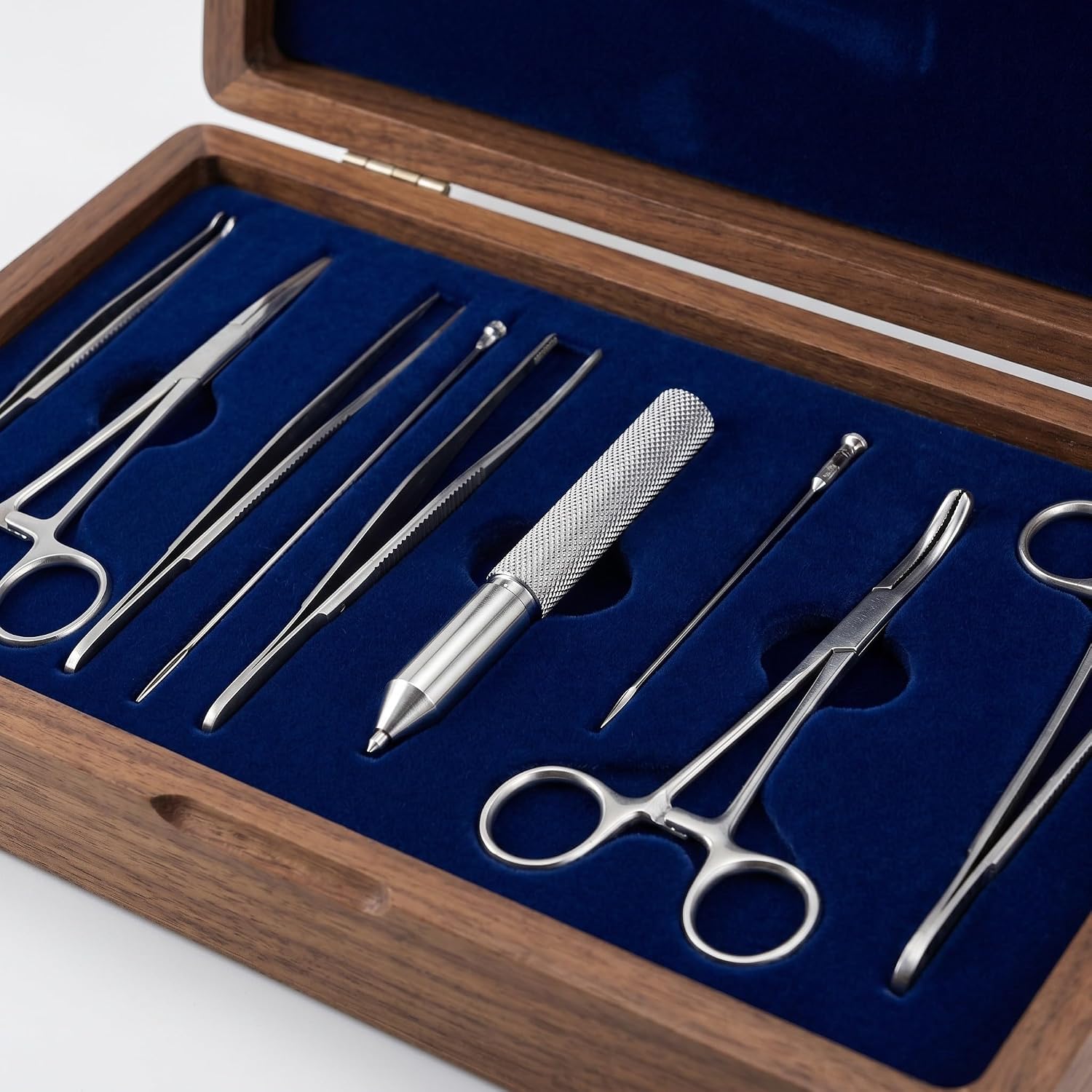 YARNOW Stainless Steel Dermal Anchor Placement Tool - Reusable Body Piercing Jewelry Holder with 1.2mm Threaded Tip - Micro Dermal Piercing Tool for Easy Installation
