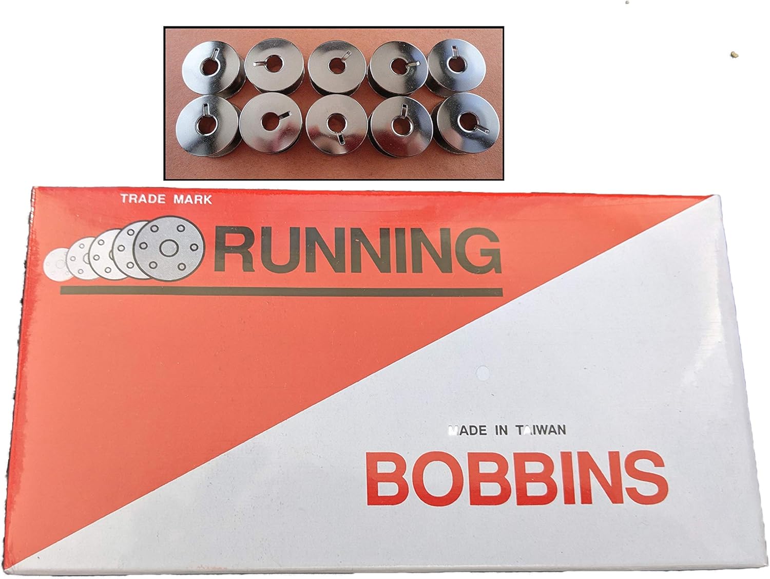 NGOSEW 100 Metal Bobbins for Juki TL2000Qi, TL2010Q, TL