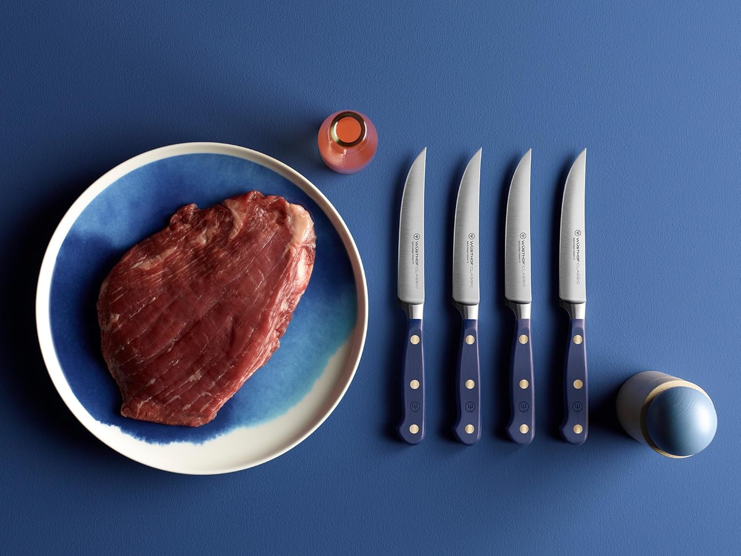 WÜSTHOF Classic Wild Blueberry 4-Piece Steak Knife Set