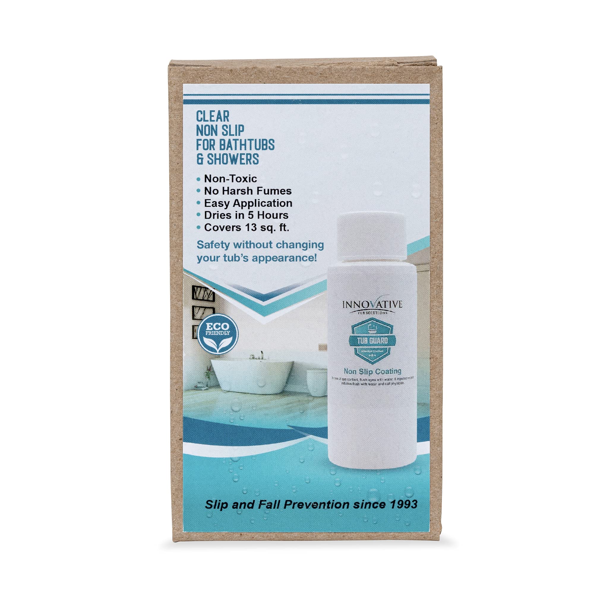 Tub Guard Non Slip Clear Bathtub and Shower Grip Coating for Bathtubs