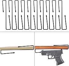 10 PCS Gun Rack, Pistol Rack for Gun Safe Shelf or Stack On Gun Cabinet, Gun Safe Accessory, Handgun Hanger Pistol Organizer for Display, Gifts for Hunters