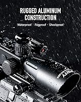 Vista 6 de PINTY Tactical Rifle Scope Combo: 3-9x32 3-9x40 4-12x50 4-16x50 Illuminated Optics, Red Dot Sight, Laser, RGB Rangefinder Riflescope for 20mm