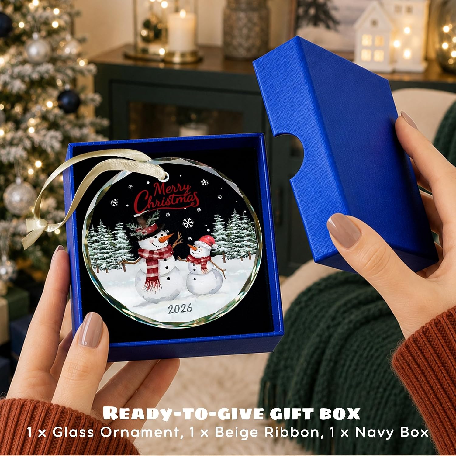 2026 Christmas Ornament - Snowman Christmas Ornaments, Snowman Ornaments​