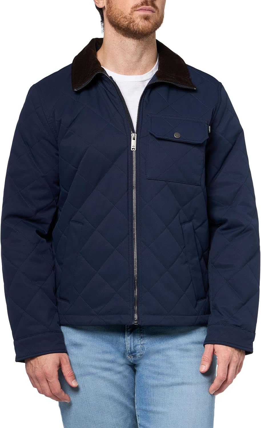 DOCKERS Men's Diamond Quilted Utility Jacket