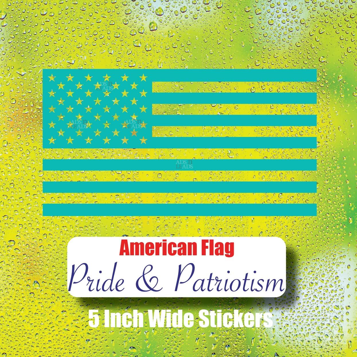 Amazon.com - A&L | American Flag | 🇱🇷 Pride & Patriotism Vinyl Decal