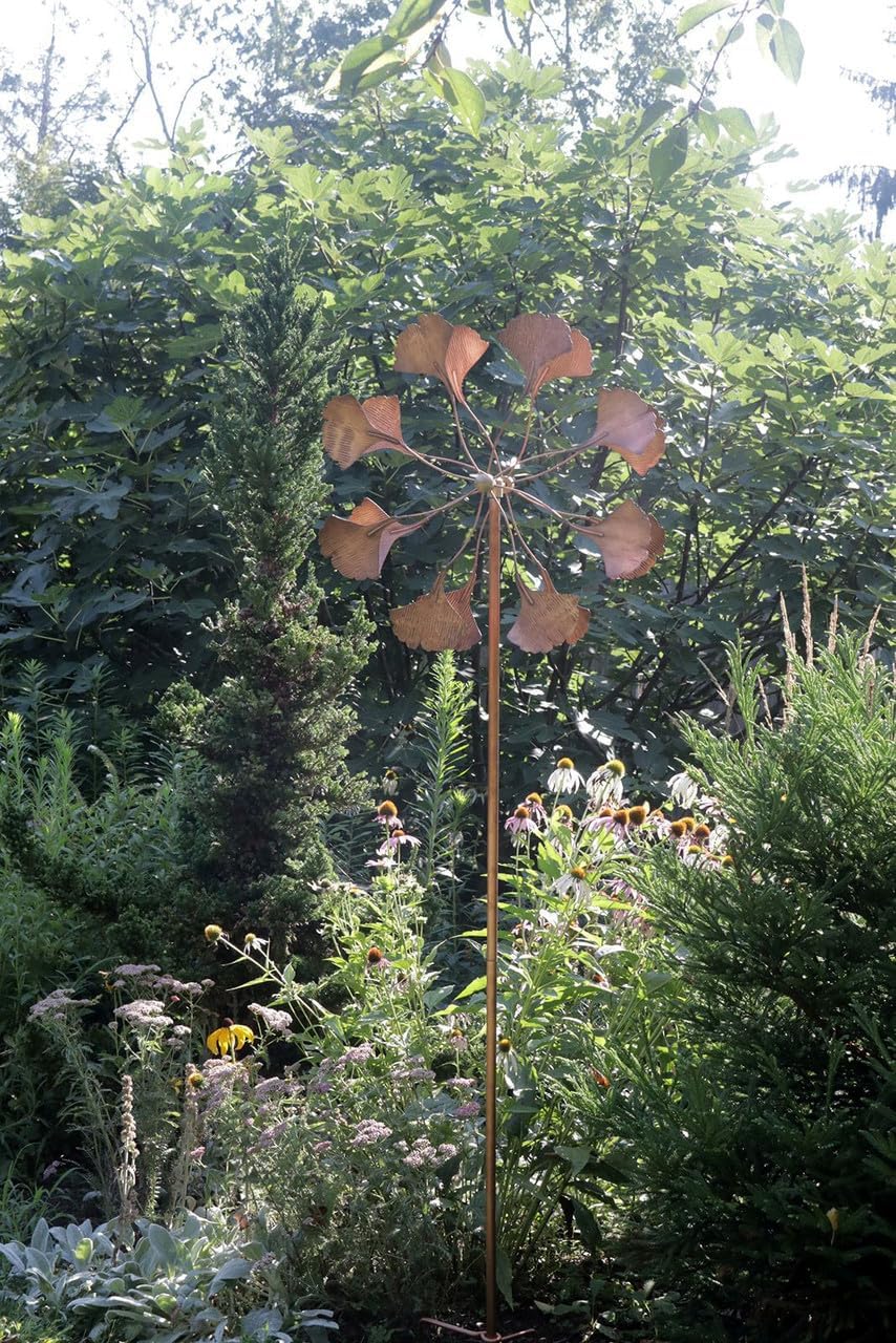 Ginkgo Copper Wind Spinner