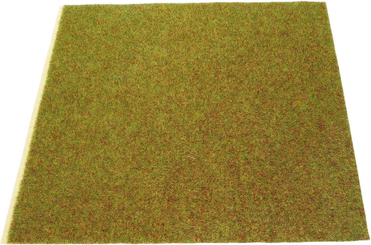 Artificial Turf Model Grass Mat 25x25cm Fake Lawn DIY Sand Table Scenery Supply for Hobbyists and Model Builders