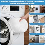 Hat Cleaner Cage for Baseball Caps, Washing Machine or Dishwasher - Ball Cap Frame for Flat & Curved Hats - 1-Pack White