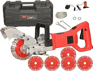 Digital Craft 4000W Wall Slotting Machine 220V | Electric Wall Chaser with 125mm Blade | Groove Cutting Tool for Brick, Concrete & Steel Walls