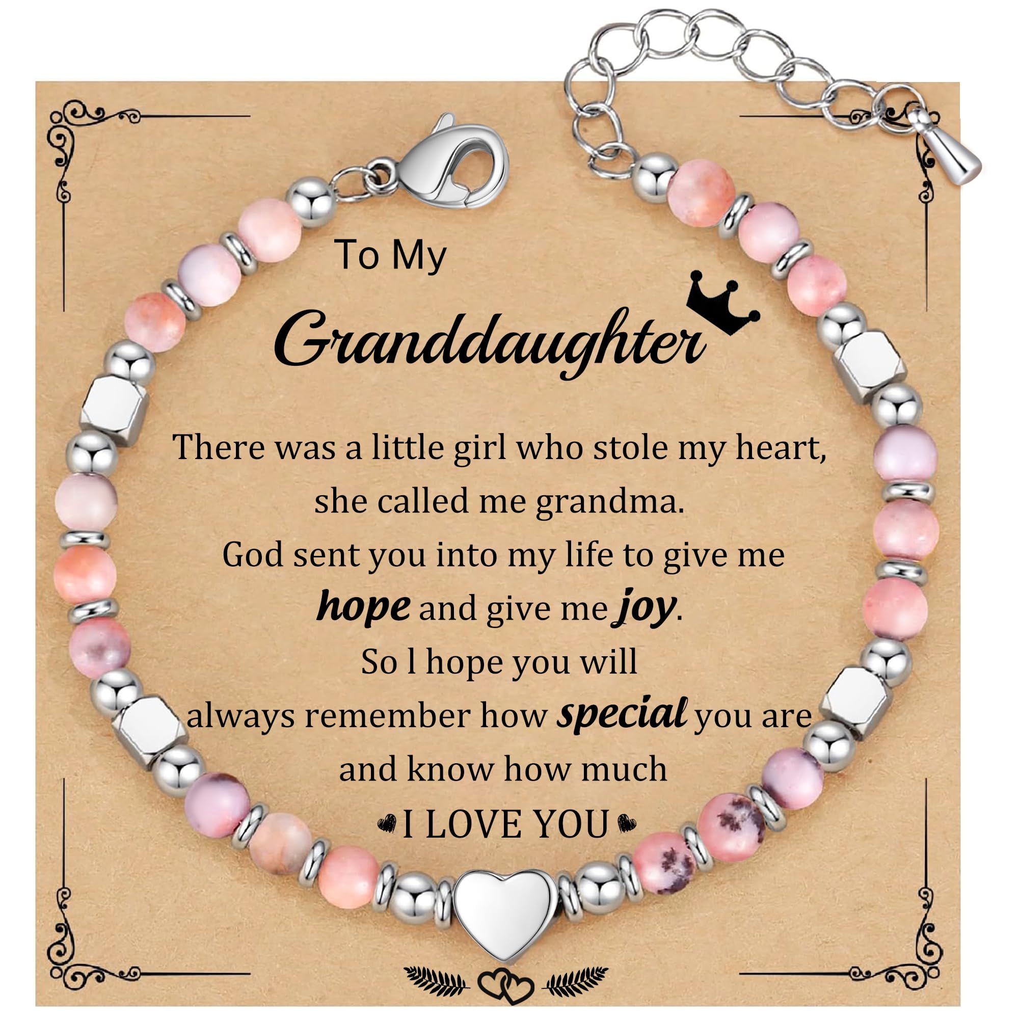 Best Friend Bracelet Gifts for Women Sister Bestie, Christmas Gift for Teens Mom Daughter Granddaughter Birthday Gift for Her Stocking Stuffers