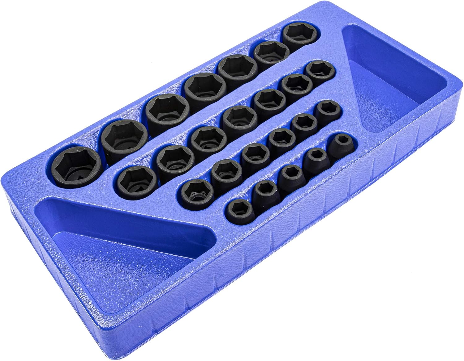 Genius Tools 25PC 1/2 Dr. Metric Impact Socket Set - TF-425M
