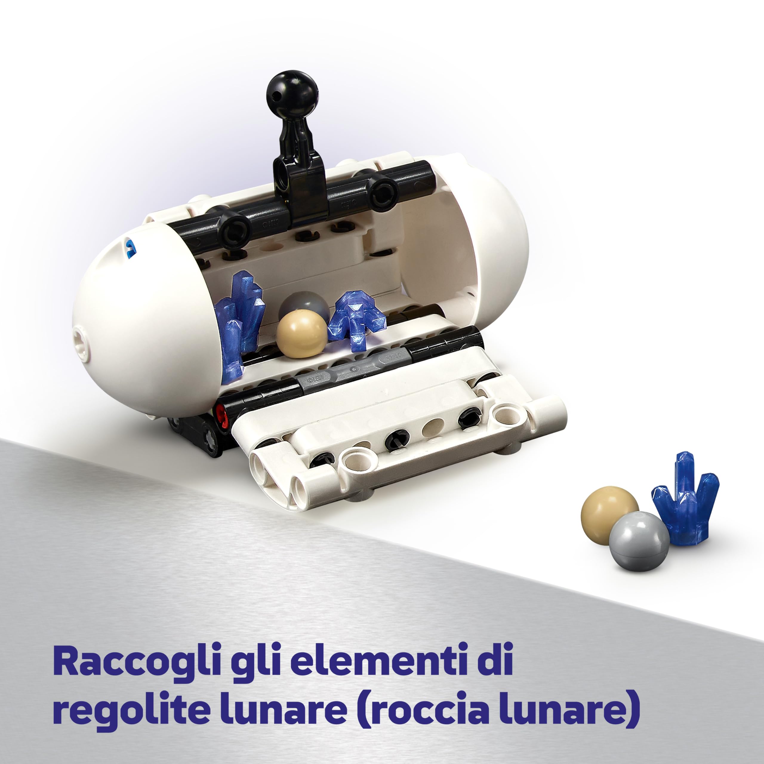 LEGO Technic Veicolo Spaziale Rover Lunare Lunar Outpost - Giocattolo Interattivo STEM con Braccio, Pannelli Solari e Modello di Robot - Regalo di Compleanno per Bambini e Bambine da 10 Anni - 42211