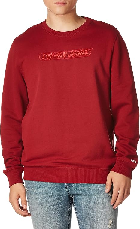 Tommy Hilfiger Tjm Tonal Logo Crew Maglione Uomo : Amazon.it: Abbigliamento