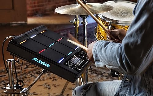 Miniatura 14 de Alesis Strike Multipad - Instrumento de percusión de 9 almohadillas con muestreador, bucle, 2 entradas y salidas, tarjeta de sonido, carga