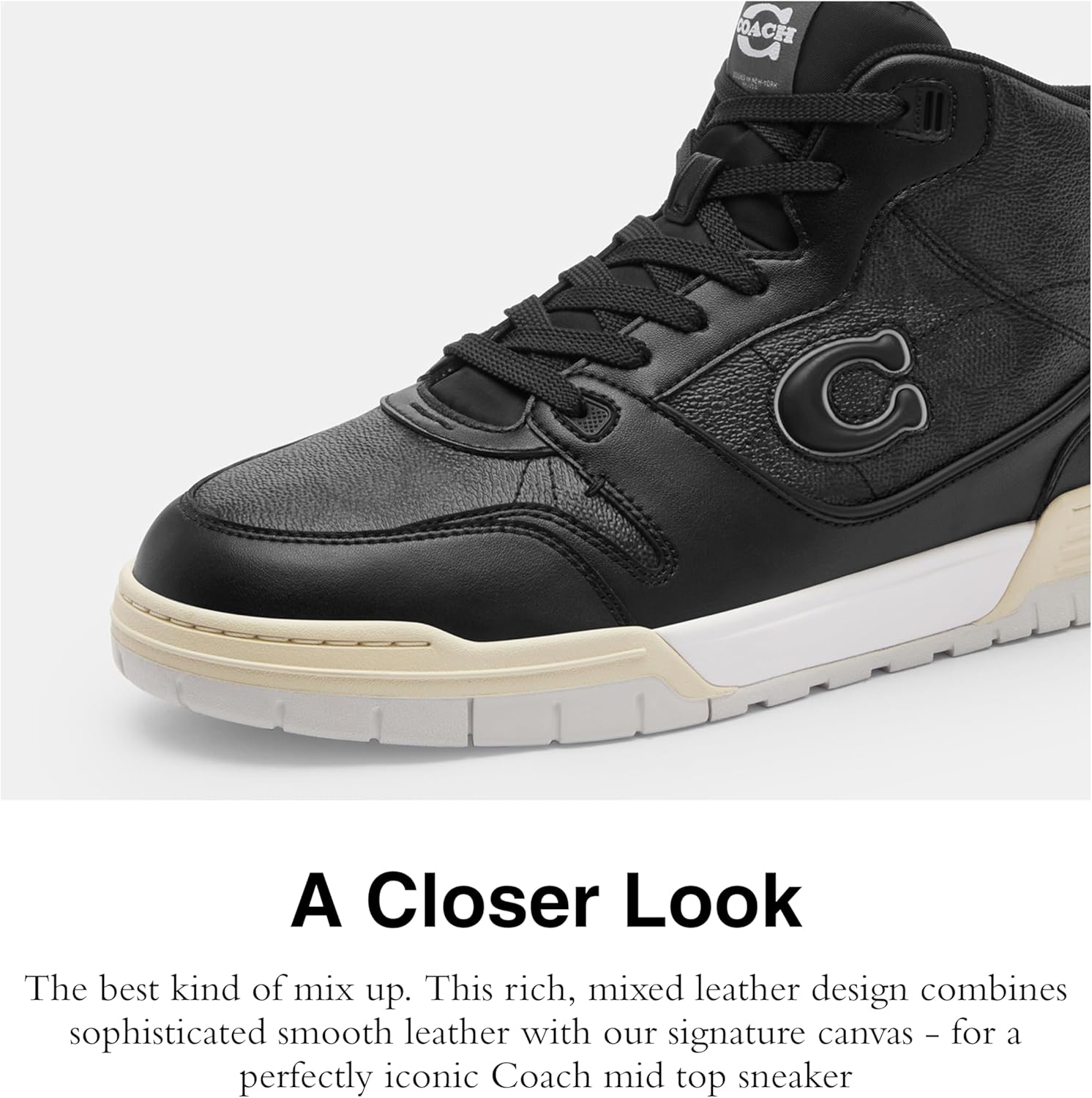 Coach Mens Soho Mid-top Sneaker - Image 4