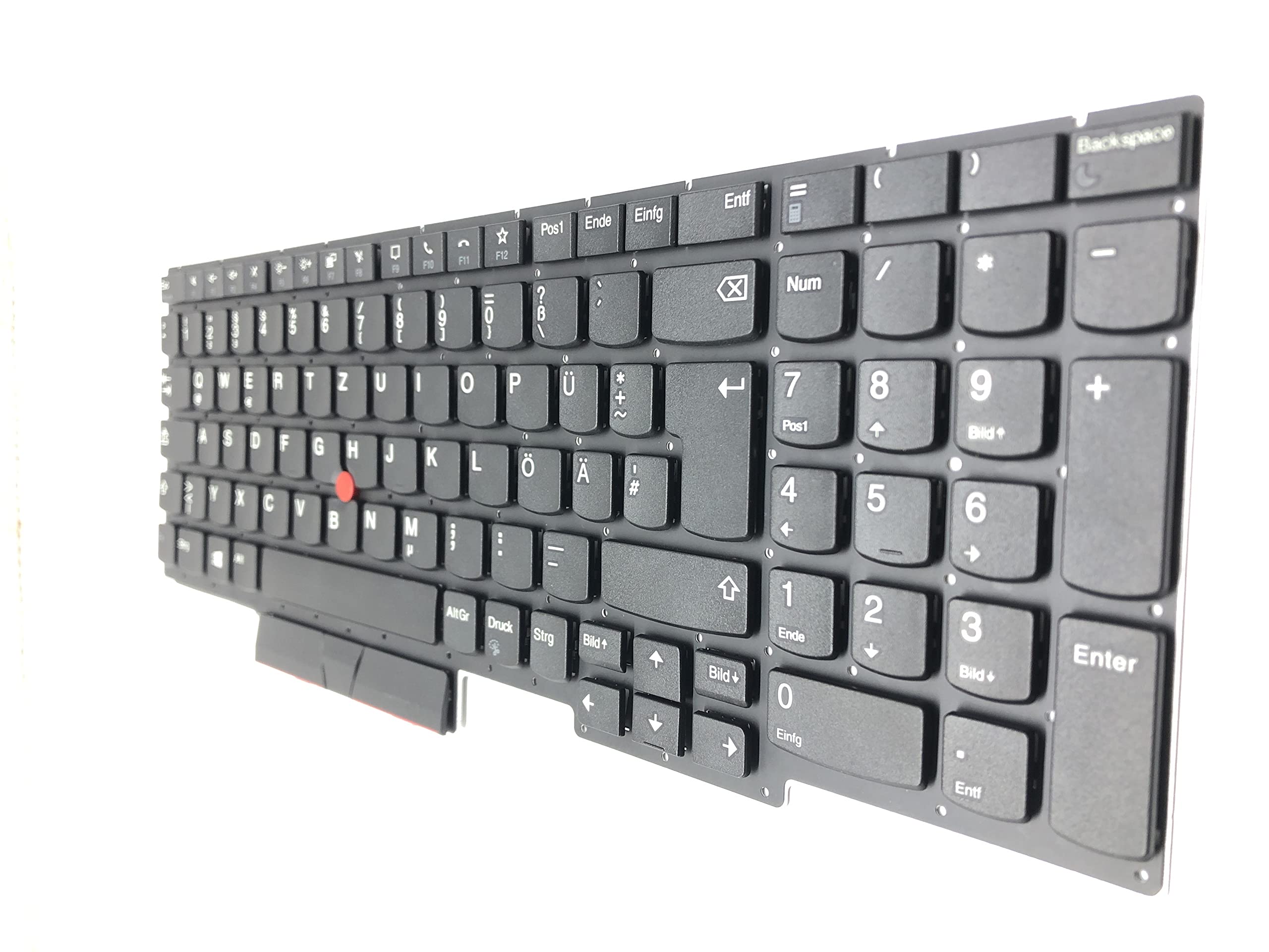 Tedesca - Tastiera nera compatibile con Lenovo ThinkPad E15 Gen 2 20T8000AGE