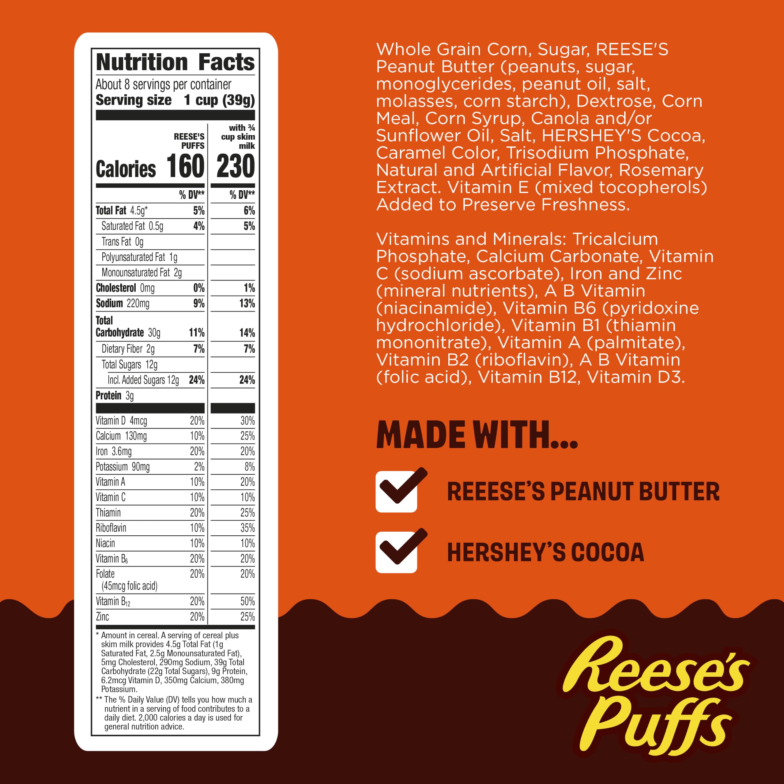 General Mills Reeses Puffs, 326 g