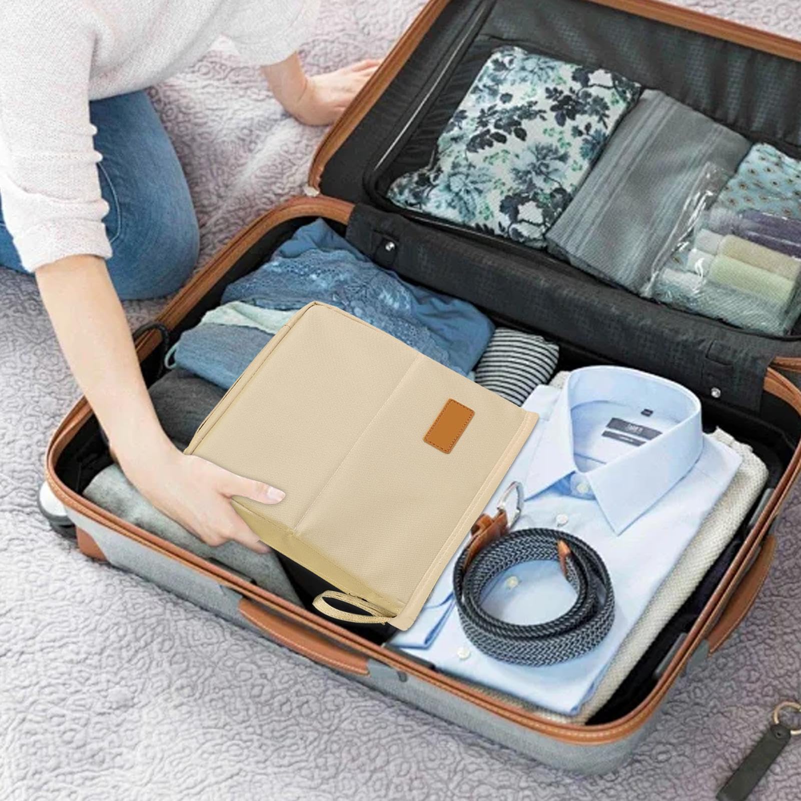 Astuccio portamatite con scomparti multipli Borsa portatrucchi, organizer, | Grande borsa portapenne Adatto per Ufficio, Viaggi, Arte, Università, Fai da Te e Casa