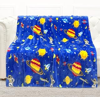 mermaker Toddler Blanket for Boys and Girls, Thick Space Blanket for Kids Teens Child Baby Crib Stroller for Birthday Gifts Christmars Halloween Easter Gifts (50x60 inch)
