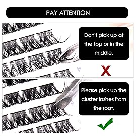 Lash Clusters 144 Pcs Individual Lashes Clusters Eyelash Extensions False Eyelashes DIY Lash Extension Reusable False Eyelashes Natural Look Mix 10-16mm C D-Curl-DM01